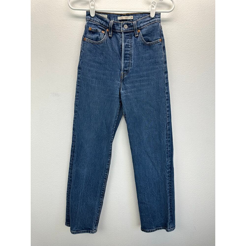 Levi's Ribcage Straight Ankle Jeans Premium Denim size 26